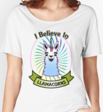 Ich glaube an LLAMACORNS Loose Fit T-Shirt