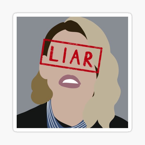 Liar Sticker For Sale By Moroshkas Redbubble