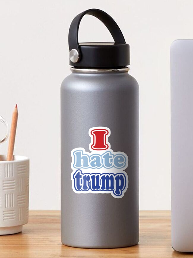 Thumbnail 1 of 3, Sticker, I hate trump designed and sold by EthosWear.