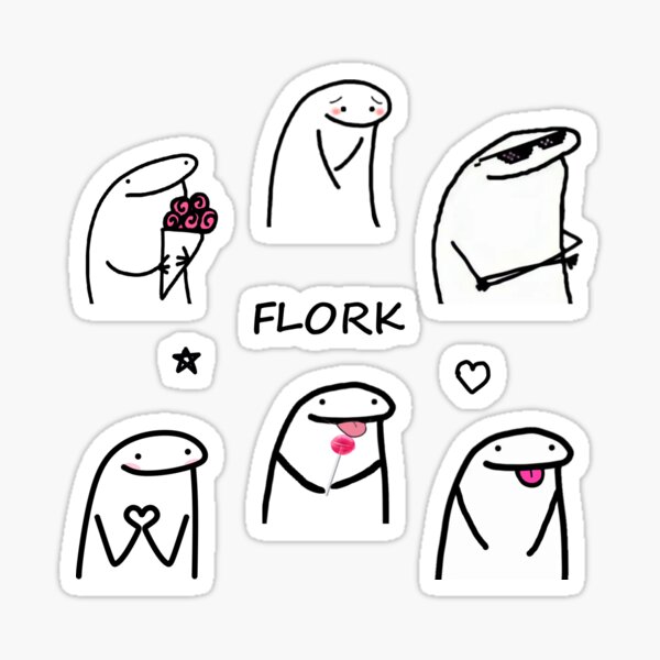 044 Flork Pensando / Florkofcows  Mini drawings, Funny doodles, Cat tattoo