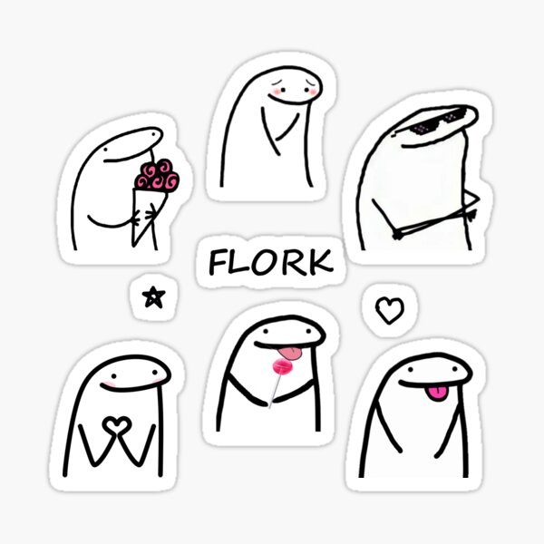 flork meme Sticker for Sale by VUIERRA