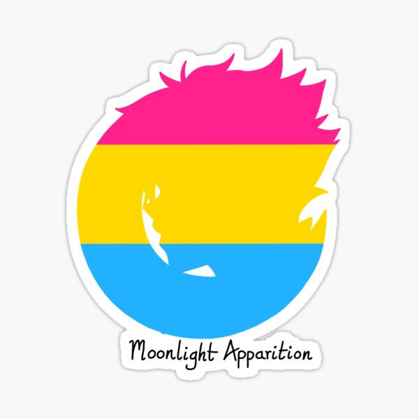 Pansexual Moon Sticker