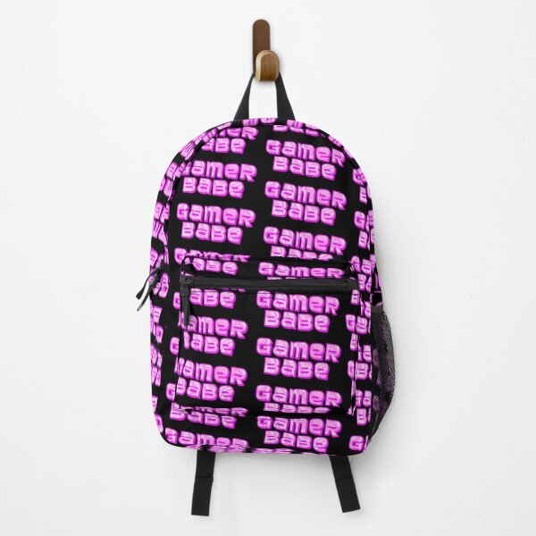 Item preview, Glamorous Pink "Gamer Babe" Text Design designed and sold by BunchOfWords.