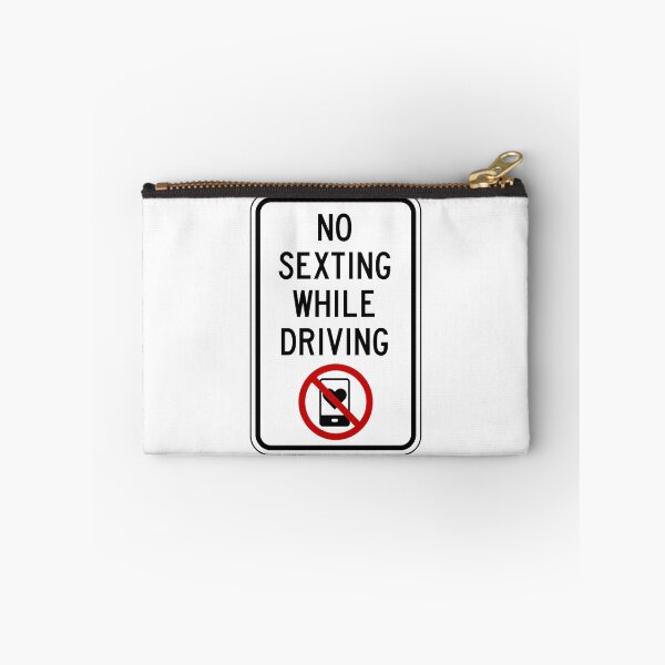 Item preview, Road Sign - No Sexting While Driving designed and sold by Clusterfudge.