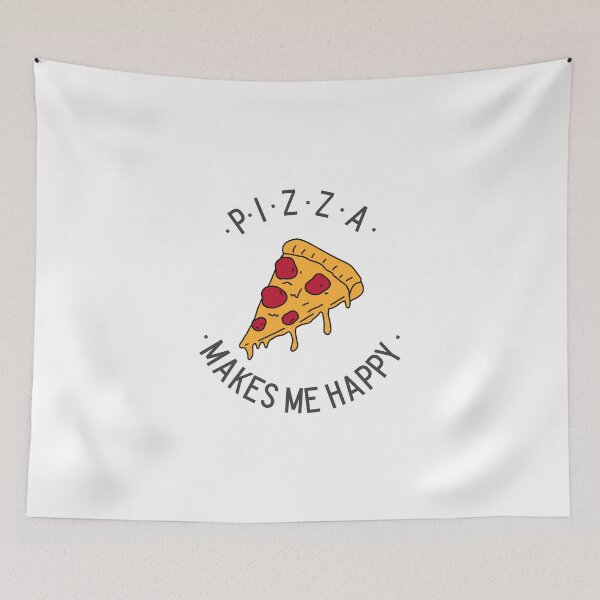 Item preview,  Pizza Makes Me Happy  designed and sold by Brodber8.