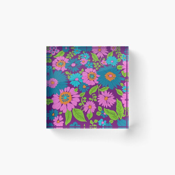 Item preview, Retro Flowers designed and sold by rogue-design.