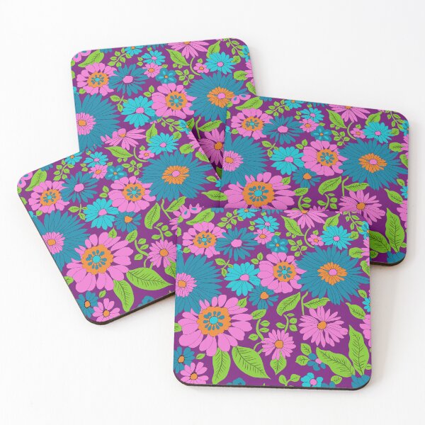 Item preview, Retro Flowers designed and sold by rogue-design.
