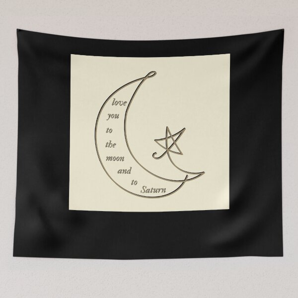 Item preview, folklore seven Taylor Swift lyrics love you to the moon saturn  designed and sold by slezakghreachyo.