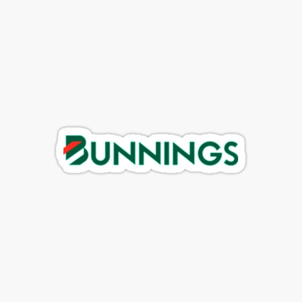 "Bunnings" Sticker for Sale by DevArtworkGal Redbubble