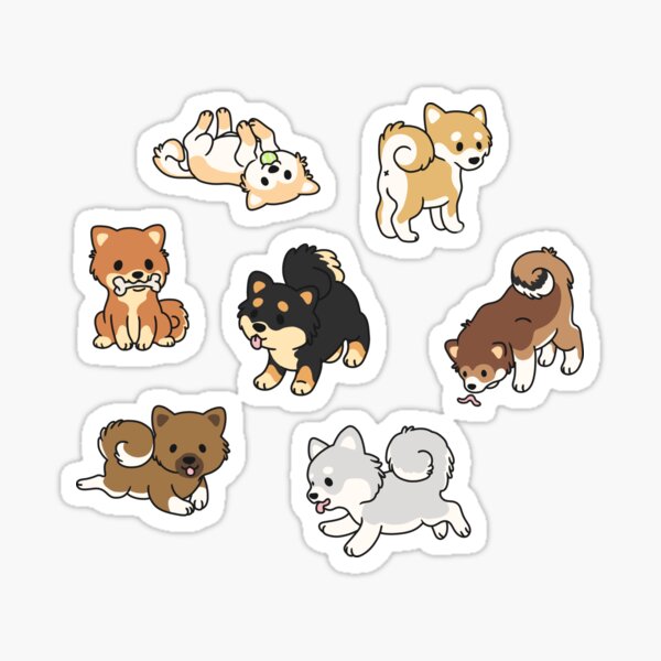 Shiba Inus Sticker