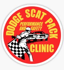 Dodge Scat Pack Clinic Sticker