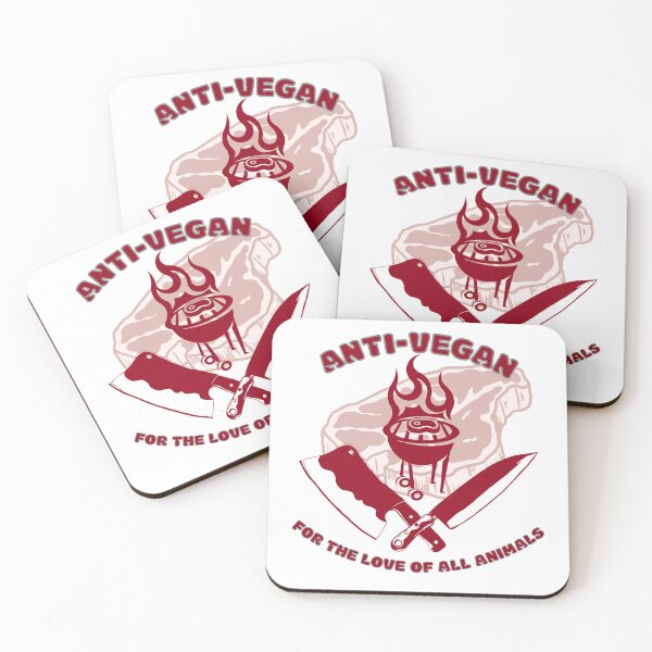 Item preview, Anti-Vegan: for the love of all animals designed and sold by ManCardDesigns.