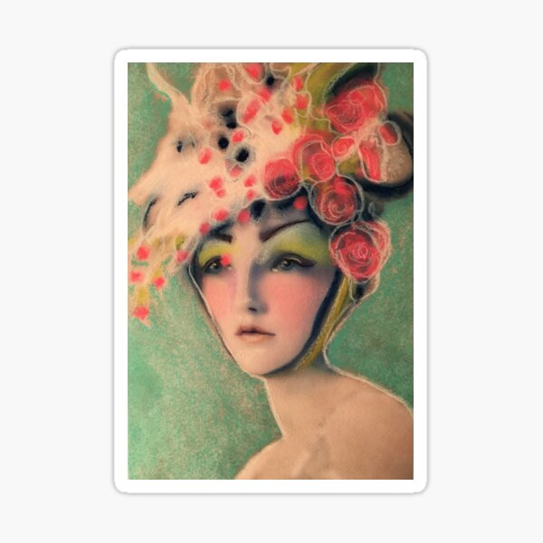 Flowered Milinery Sticker
