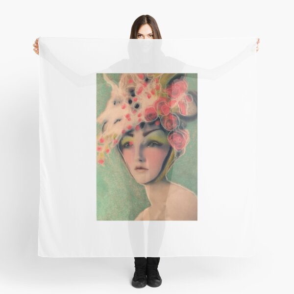 Flowered Milinery Scarf