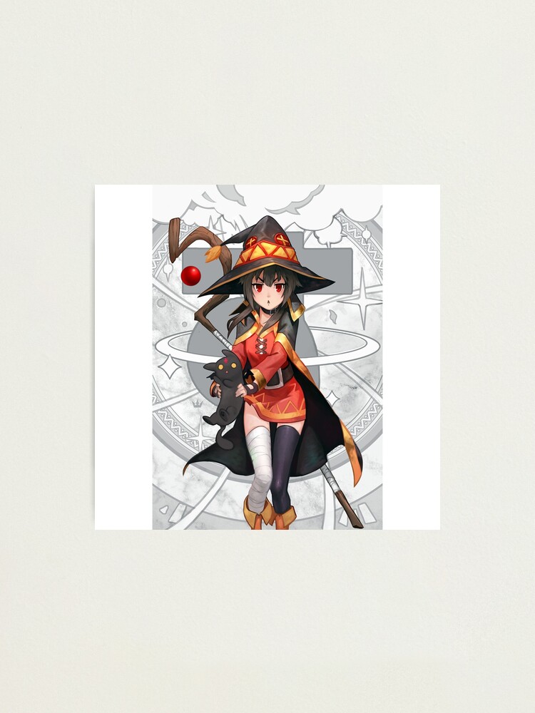 Konosuba Megumin Aqua Darkness Kazuma Sato Photographic Print for