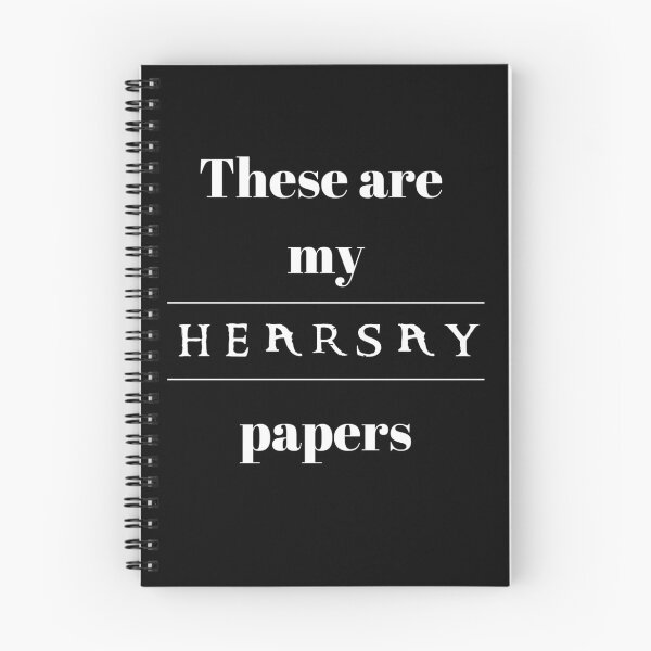 Item preview, My Hearsay Papers designed and sold by letswookieswin.