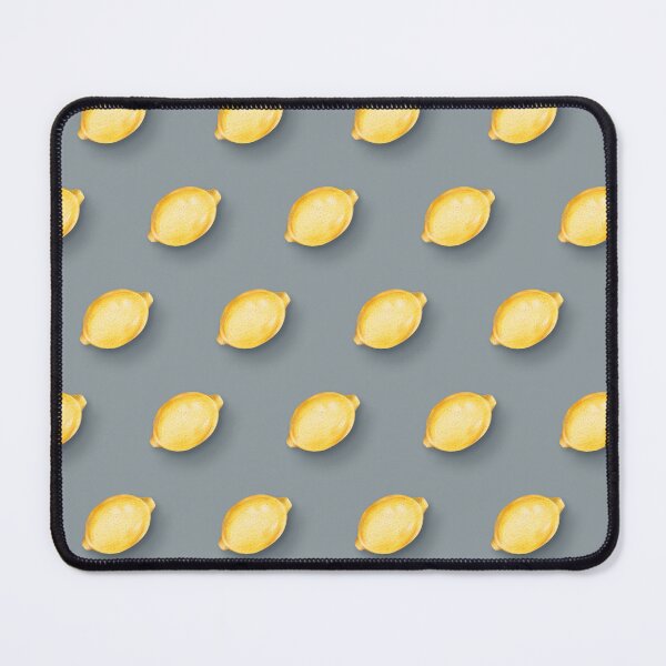 Item preview, Yellow Grey Trendy Color Of The Year 2021 Lemons Pattern designed and sold by MintaApparel.