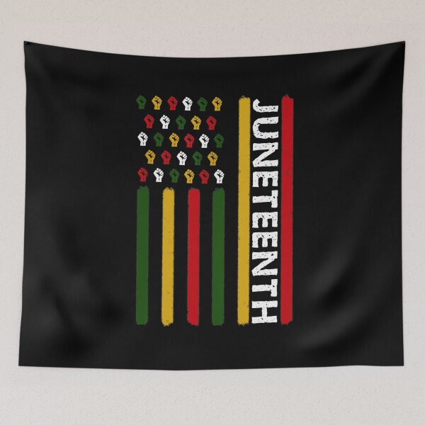 Item preview, JUNETEENTH WHITE FLAG INDEPENDENCE FREEDOM DAY designed and sold by lukas69graphic.