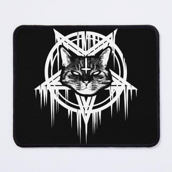 Item preview, Satanic Black Metal Cat CATAN 666 designed and sold by Skady666.