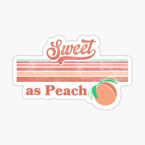 Peaches Lyrics Stickers for Sale