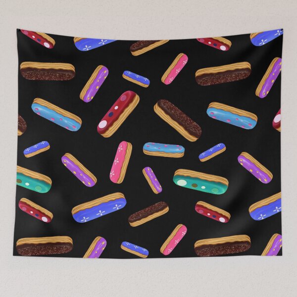 Item preview, Colorful Pattern Of Eclair Profiterole Pastry Set designed and sold by MintaApparel.