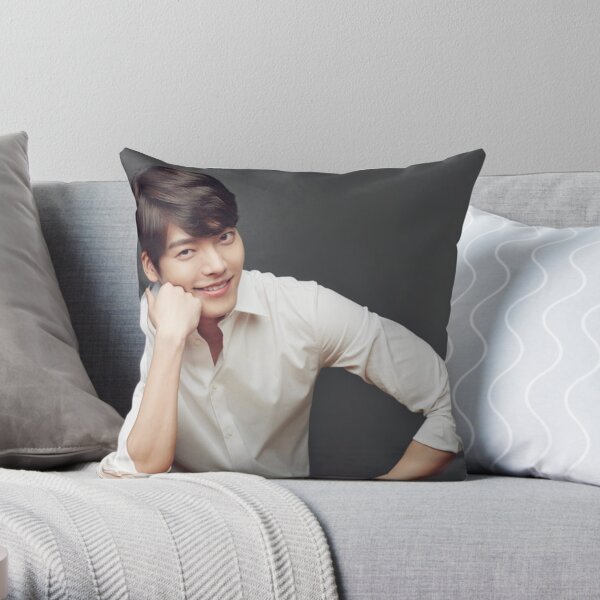 Kim Woo Bin Throw Pillow