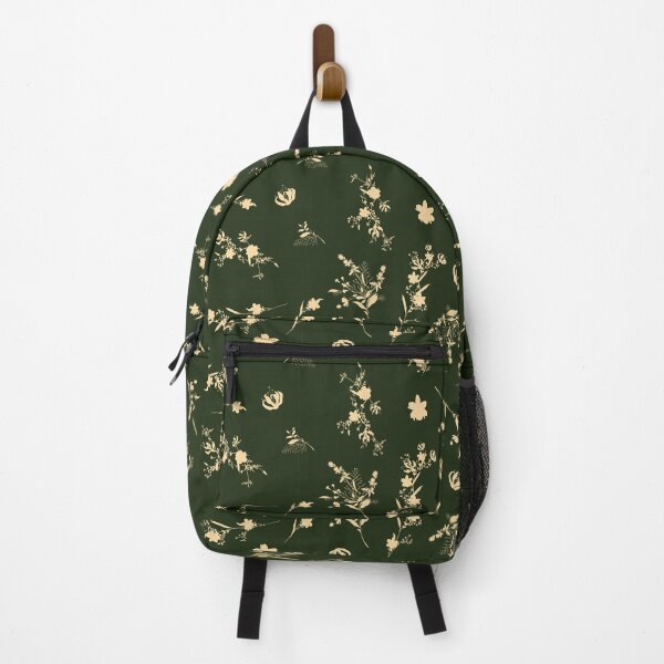 Item preview, beautiful orange plants on dark green background designed and sold by hateeyes.