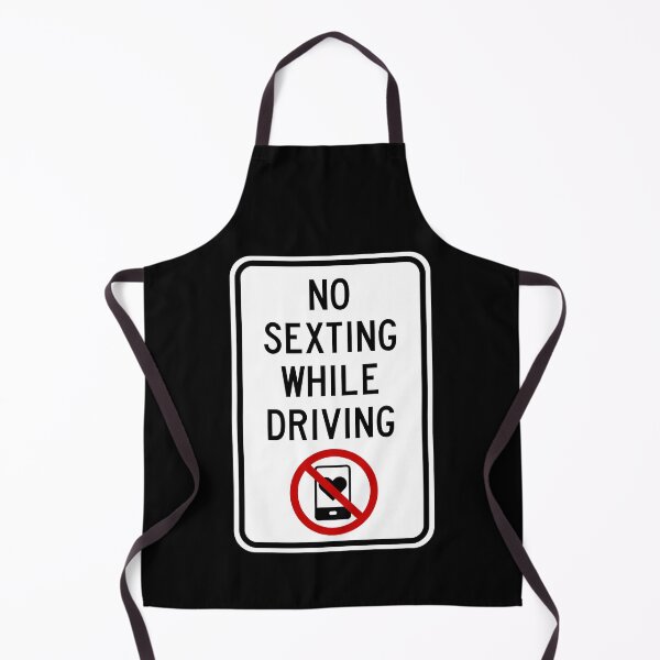 Item preview, Road Sign - No Sexting While Driving designed and sold by Clusterfudge.