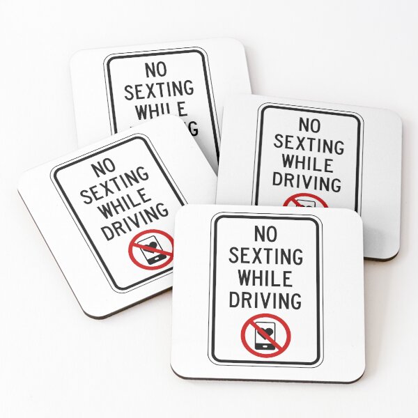 Item preview, Road Sign - No Sexting While Driving designed and sold by Clusterfudge.