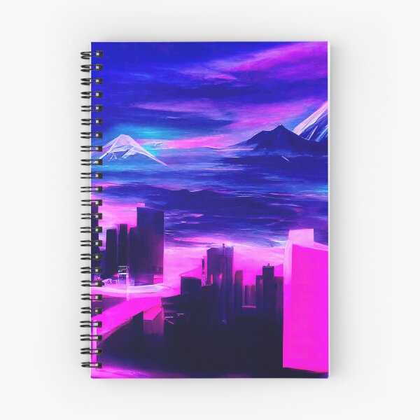 Item preview, Retrofuturistic Skyline designed and sold by AM FineArtPrints.
