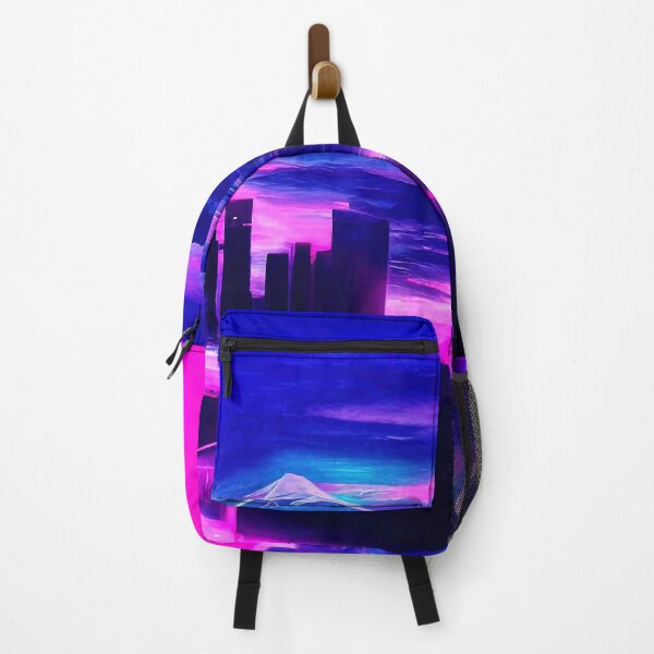 Item preview, Retrofuturistic Skyline designed and sold by AM FineArtPrints.
