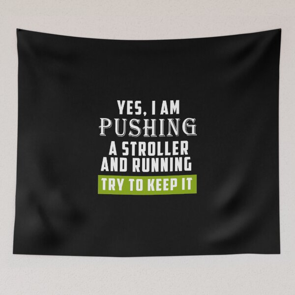 Item preview, Pushing A Stroller While Running And Still Passing You ;) Classic T-Shirt designed and sold by ayeshadanaqws.
