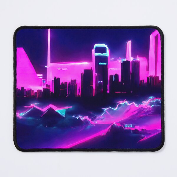 Item preview, Retrofuturistic Skyline designed and sold by AM FineArtPrints.