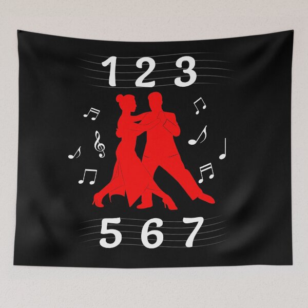 Item preview, 123 567 Salsa Rhythm beat designed and sold by TeeHDesigner.