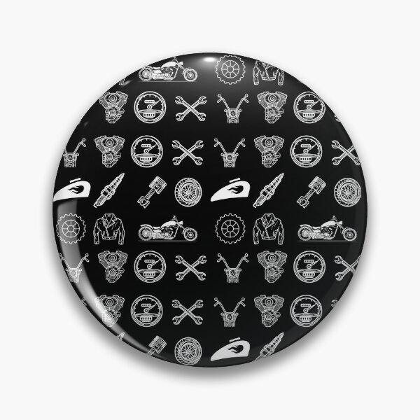 Item preview, Motorcycle Parts Pattern designed and sold by HBVinyls.