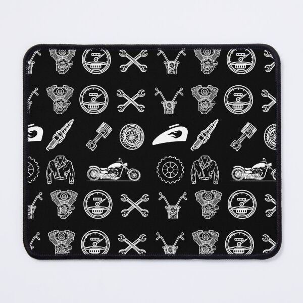 Item preview, Motorcycle Parts Pattern designed and sold by HBVinyls.