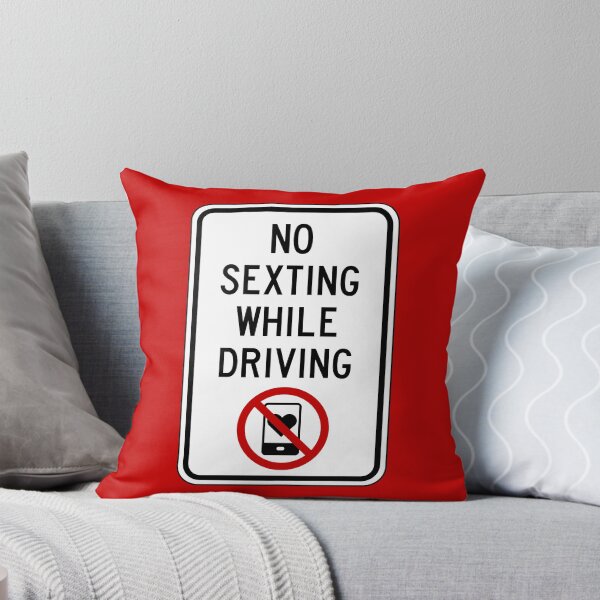 Item preview, Road Sign - No Sexting While Driving designed and sold by Clusterfudge.