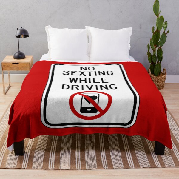 Item preview, Road Sign - No Sexting While Driving designed and sold by Clusterfudge.