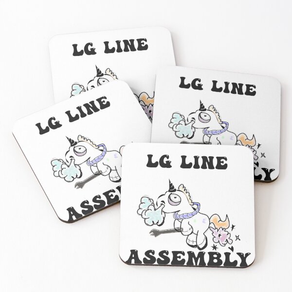 Item preview, Large Line Assembly Unicorn designed and sold by PluckedWeasel.