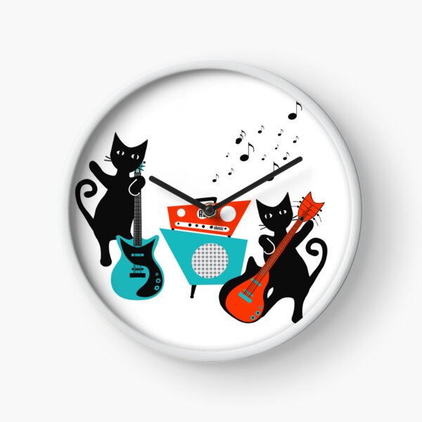 The Atomic Cats Band! Clock