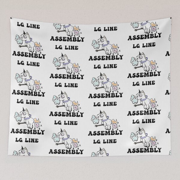 Item preview, Large Line Assembly Unicorn designed and sold by PluckedWeasel.