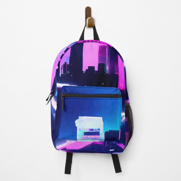 Item preview, Retrofuturistic Skyline designed and sold by AM FineArtPrints.