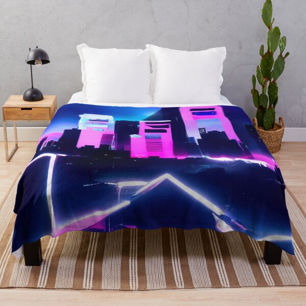 Item preview, Retrofuturistic Skyline designed and sold by AM FineArtPrints.