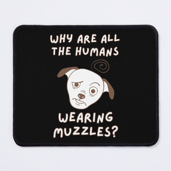 Item preview, Humans wearing muzzles designed and sold by Caregiverology.