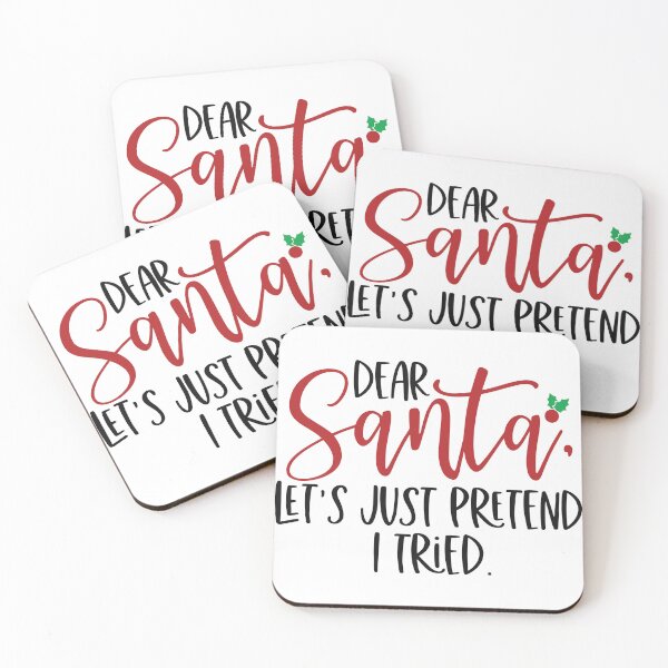 Item preview, Dear Santa Let's Just pretend I Tried designed and sold by HdanRDesign.