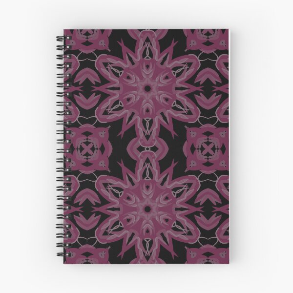 Item preview, Mystical occult flower arranged into a seamless pattern designed and sold by Shape-And-Color.