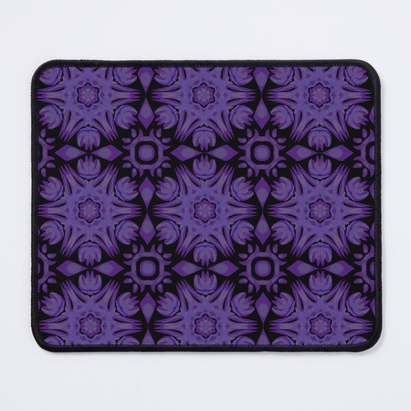 Item preview, Blue spell seamless pattern with side of lotus flowers designed and sold by Shape-And-Color.