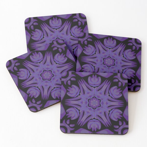 Item preview, Blue spell seamless pattern with side of lotus flowers designed and sold by Shape-And-Color.