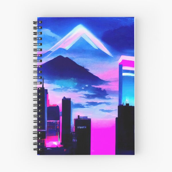Item preview, Retrofuturistic Skyline designed and sold by AM FineArtPrints.