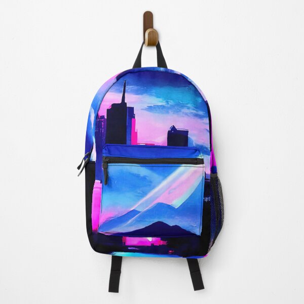 Item preview, Retrofuturistic Skyline designed and sold by AM FineArtPrints.